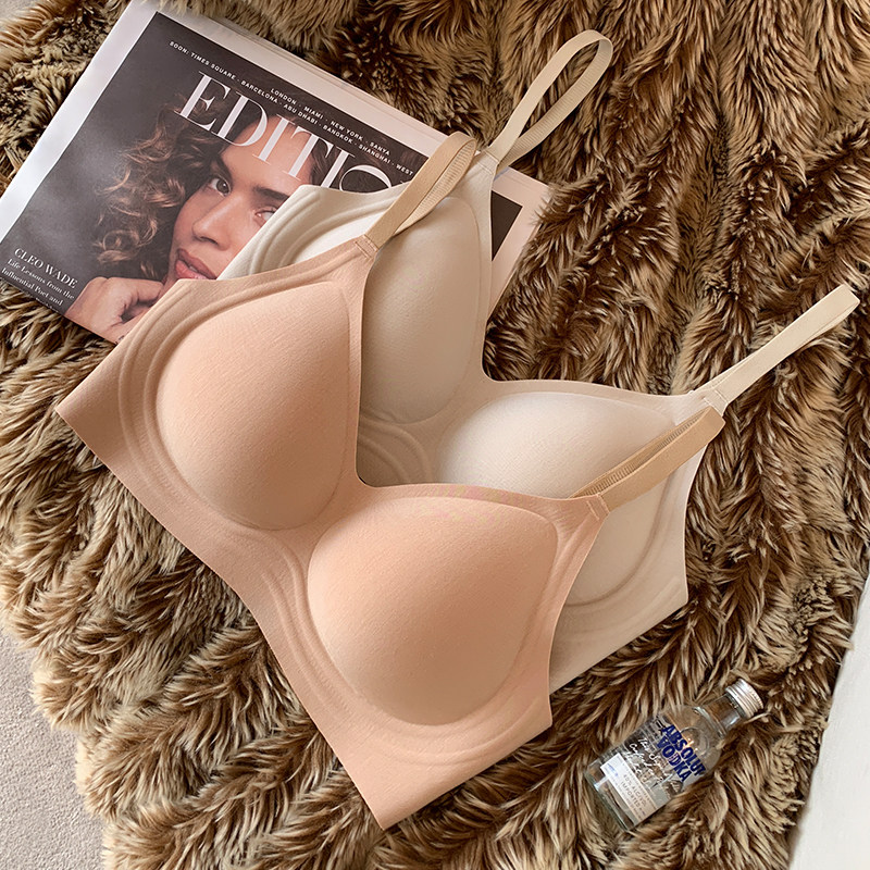 无痕透气天丝莫代尔内衣女小胸聚拢隐形粉底液收副乳防下垂文胸罩,女士内衣/男士内衣/家居服,文胸,淘宝优惠券,粉丝福利购,淘宝优惠卷