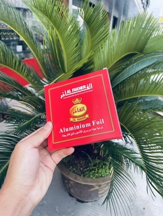 Hookah Foil酒吧锡纸水烟隔热纸烟碗锡箔纸水烟铝箔纸红盒打孔50