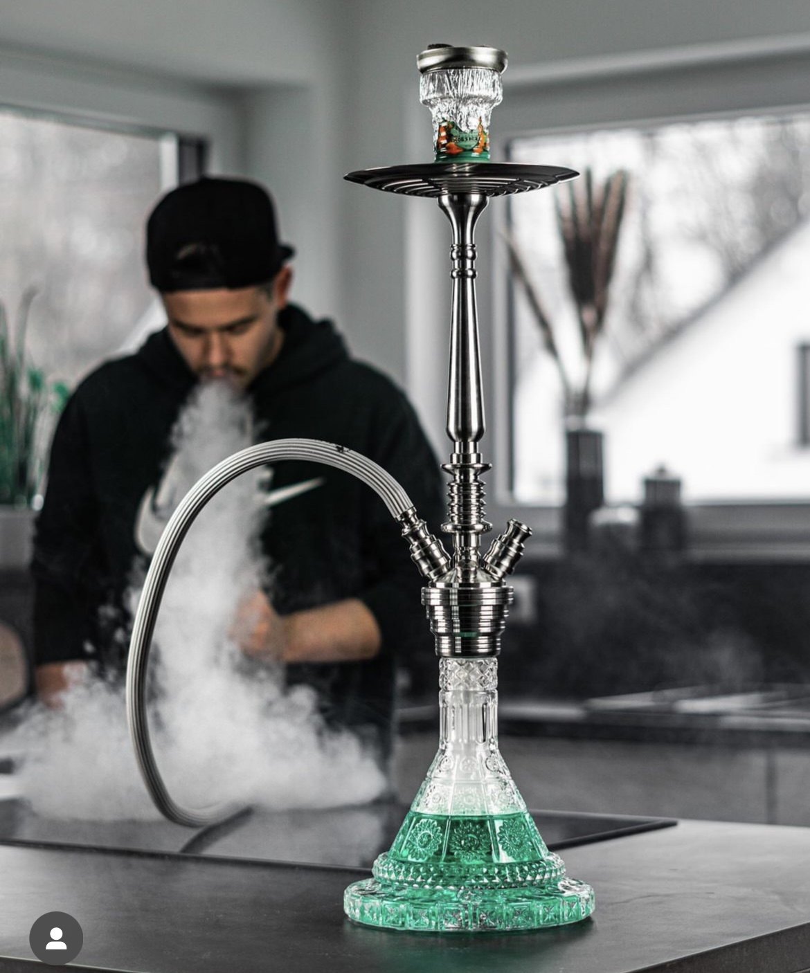 AZTEC Hookah 德国MIG 高档304不锈钢多管水烟壶进口阿兹特克胡卡