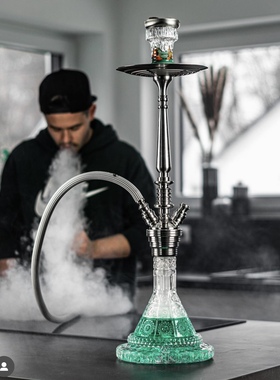 AZTEC Hookah 德国MIG 高档304不锈钢多管水烟壶进口阿兹特克胡卡