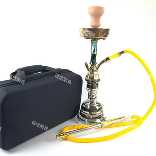 阿拉伯水烟 Shisha 埃及中号单管 酒吧KTV 烟壶Hookah烟膏炭全套