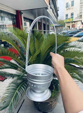 hookah charcoal basket阿拉伯水烟餐厅碳篮装椰壳炭中号银色碳篮