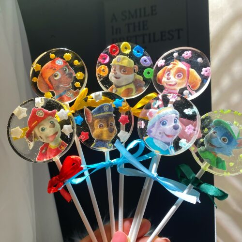 汪汪队卡通手工棒棒糖糖果定制礼盒零食儿童节礼物生日创意圣诞节