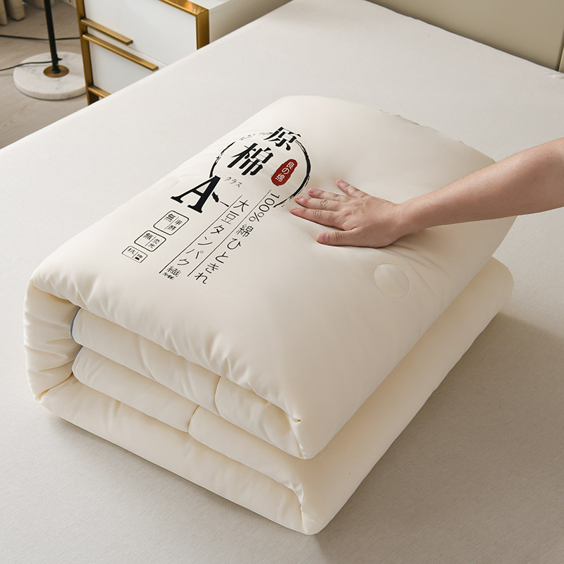 大豆纤维被子冬被棉被芯加厚保暖春秋太空调被褥单人学生宿舍夏凉,床上用品,化纤被,淘宝优惠券,粉丝福利购,淘宝优惠卷