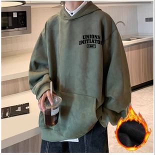 加绒加厚 发泡 麂皮绒 卫衣 清了 剩L和XL 精品清仓