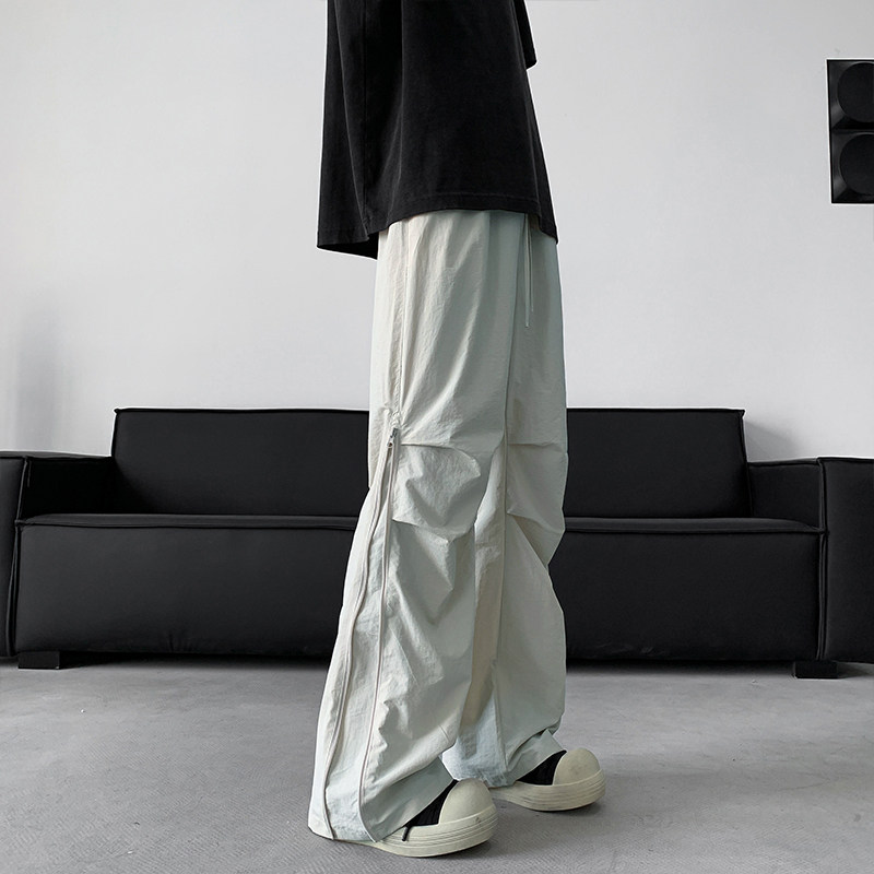 港风宽松男女同款速干伞兵裤