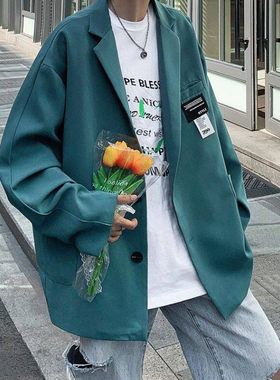 【】清完关店◆2025春秋青少年韩版潮流百搭时尚休闲西服