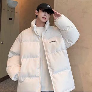 包邮 2025冬季 百搭立领短款 精品 棉衣 潮牌时尚 满68 美式 情侣款