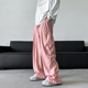 精品 国风伞兵薄款 满68 2025春秋男女款 透气冰丝休闲裤 包邮