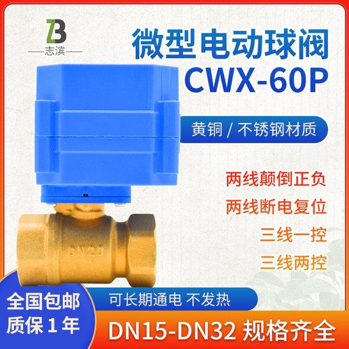 电动阀门cwx-60p微型电动阀门