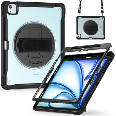 全包透明磨砂防摔防刮旋转手持