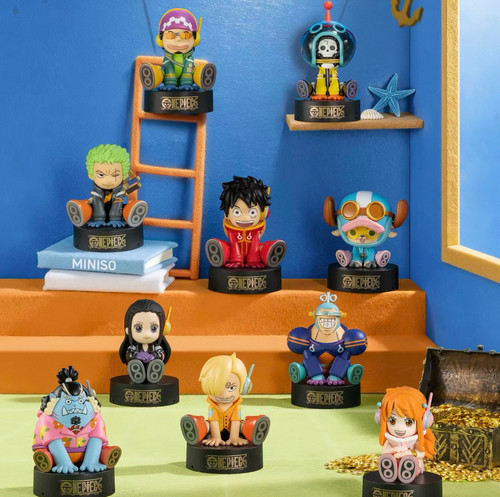 现货 MINISO名创优品One Piece航海王系列香薰手办盲盒摆件潮玩