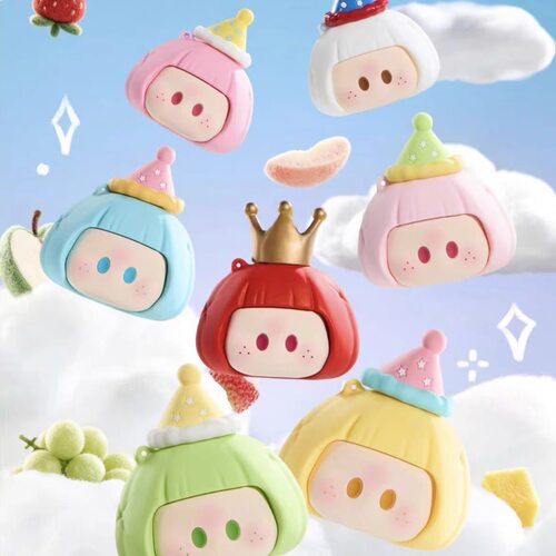 新品 miniso名创优品YOYO右右酱喷洒祝福系列香氛喷雾盲盒挂件