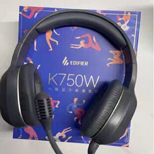 专业背书 蓝牙无线耳返耳机 背诵跟读网课降噪 头戴式 漫步者K750W