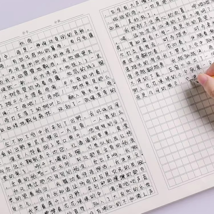 作文纸800字方格1000字考试专用