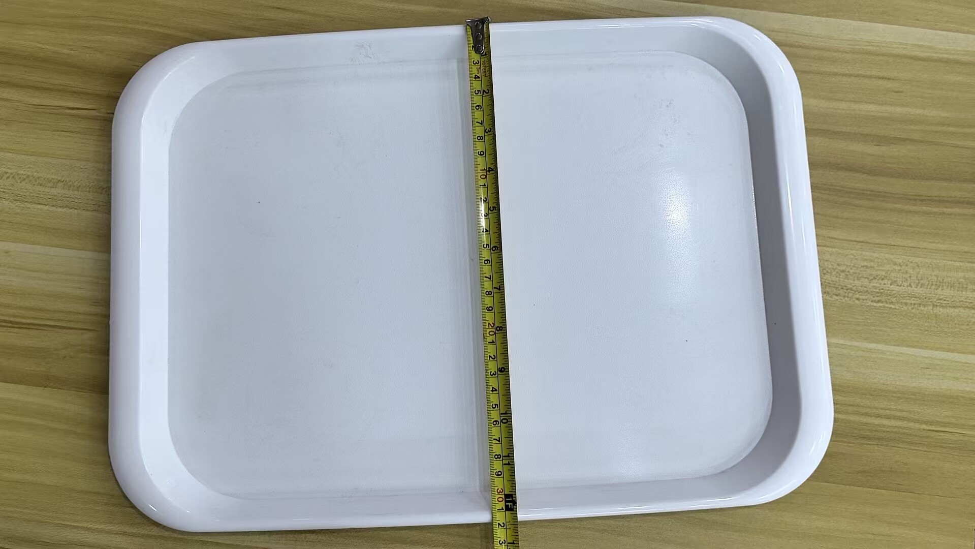 加厚全新塑料托盘大食堂专用拖盘自取餐具高光PP托盘耐摔耐磨