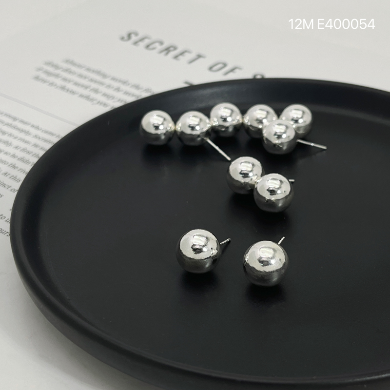 足银S952纯银耳钉女小众设计感高级轻奢气质百搭耳环