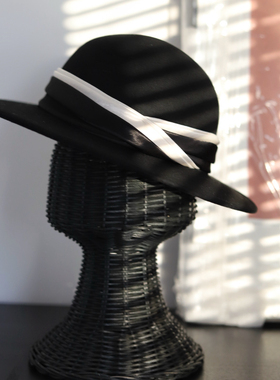 Earthtone“半土星”定制圆顶!罕见礼帽100羊毛毡帽