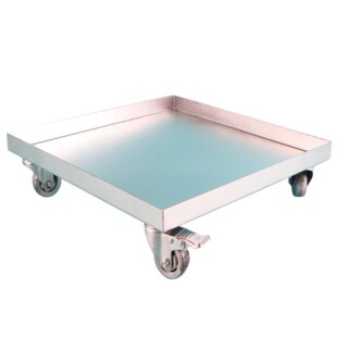 花盆托盘带轮方形重型移动不漏水密封底座大号六边形圆形带轮支架