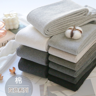 浅灰色打底裤 袜 女加绒加厚冬麻灰烟灰色踩脚打底袜子秋冬黑色连裤