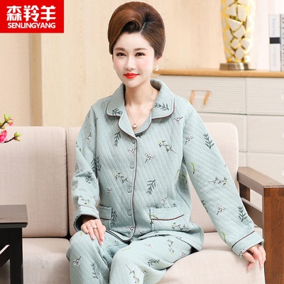 中年妈妈家居服两件套2025新款