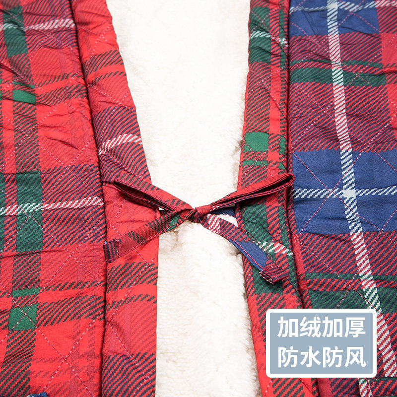 WOMENS WINTER FLEECE THICK BATHROBES JAPANESE STYLE HOTEL HOT SPRING BATH WATERPROOF LOUNGEWEAR BEAUTY SALON KIMONO YUKATA