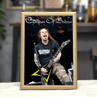 芬兰旋死乐队海报带框挂画Children Of BODOM博多之子Alexi装饰画