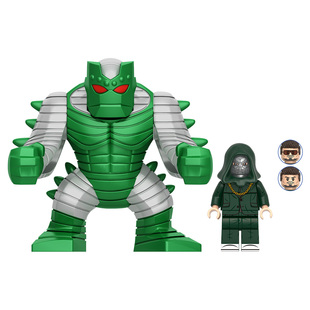 适用于乐高超级英雄漫威毁灭博士毁灭机器人第三方积木人仔玩具