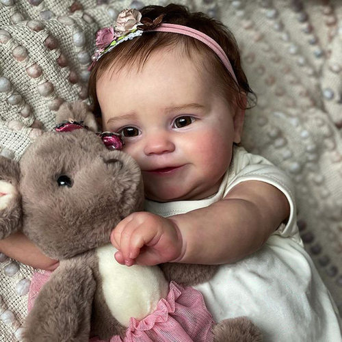 50cm仿真婴儿reborn baby doll全胶身可洗Twins硅胶手感重生娃娃