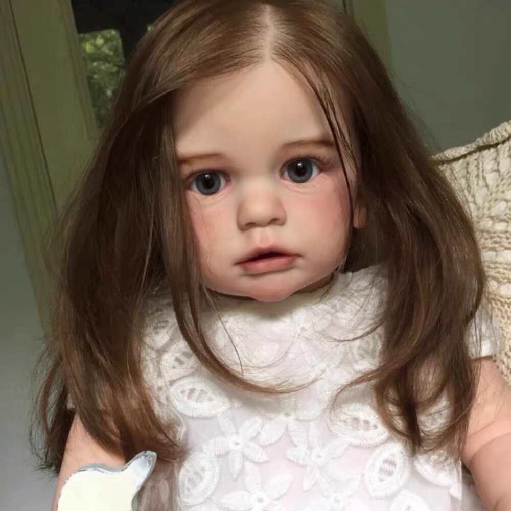 3d高彩又血管青筋皮肤纹理60厘米重生婴儿rebornbaby布身