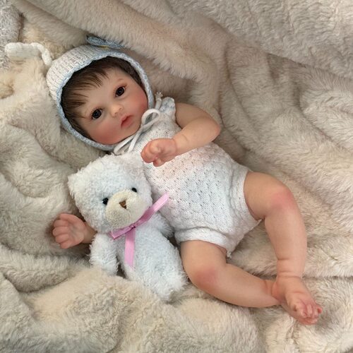 12寸实心硅胶重生娃娃玩具仿真婴儿儿童益智Silicone reborn baby
