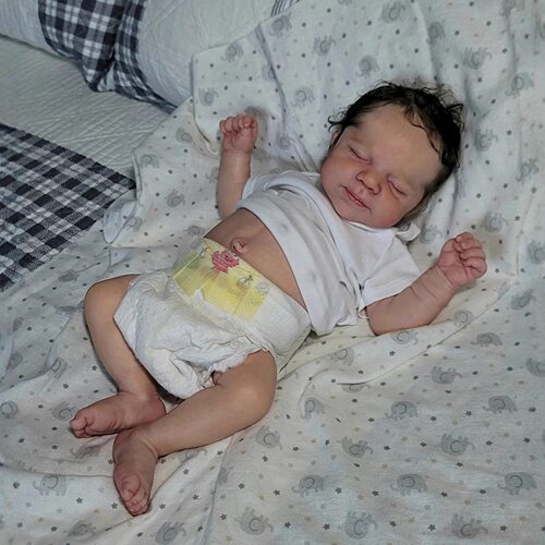 48厘米全搪胶重生娃娃reborn baby doll仿真婴儿软胶玩偶模型道具