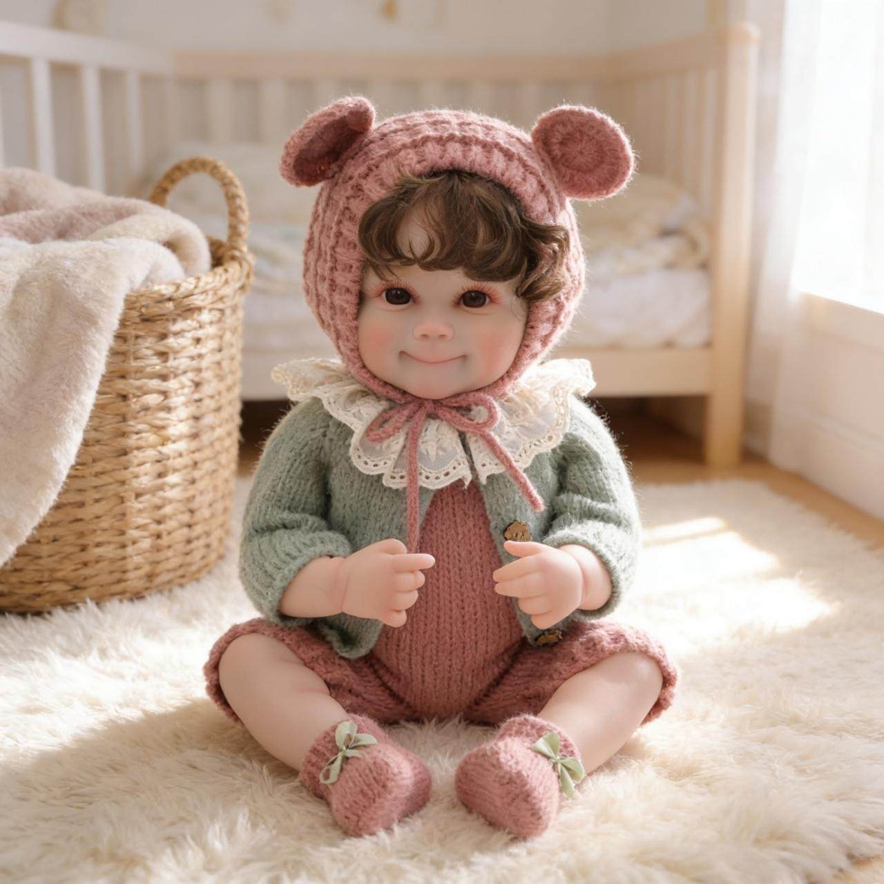 55CM跨境重生娃娃仿真婴儿娃娃人偶换装玩具游戏陪伴益智育婴教具,模玩/动漫/周边/娃圈三坑/桌游,棉花娃娃,淘宝优惠券,粉丝福利购,淘宝优惠卷