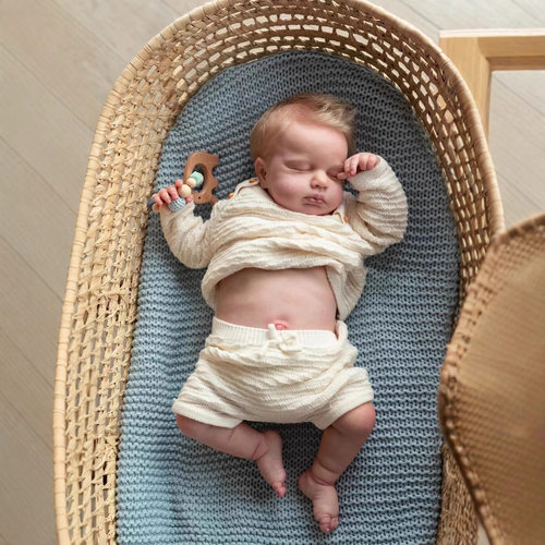 48cm 仿真重生娃娃 loulou 全胶儿童婴儿玩具 reborn doll