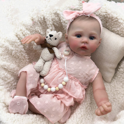 全身胶洗澡娃娃 Reborn Baby Meadow 仿真婴儿20寸重生娃娃娃跨境