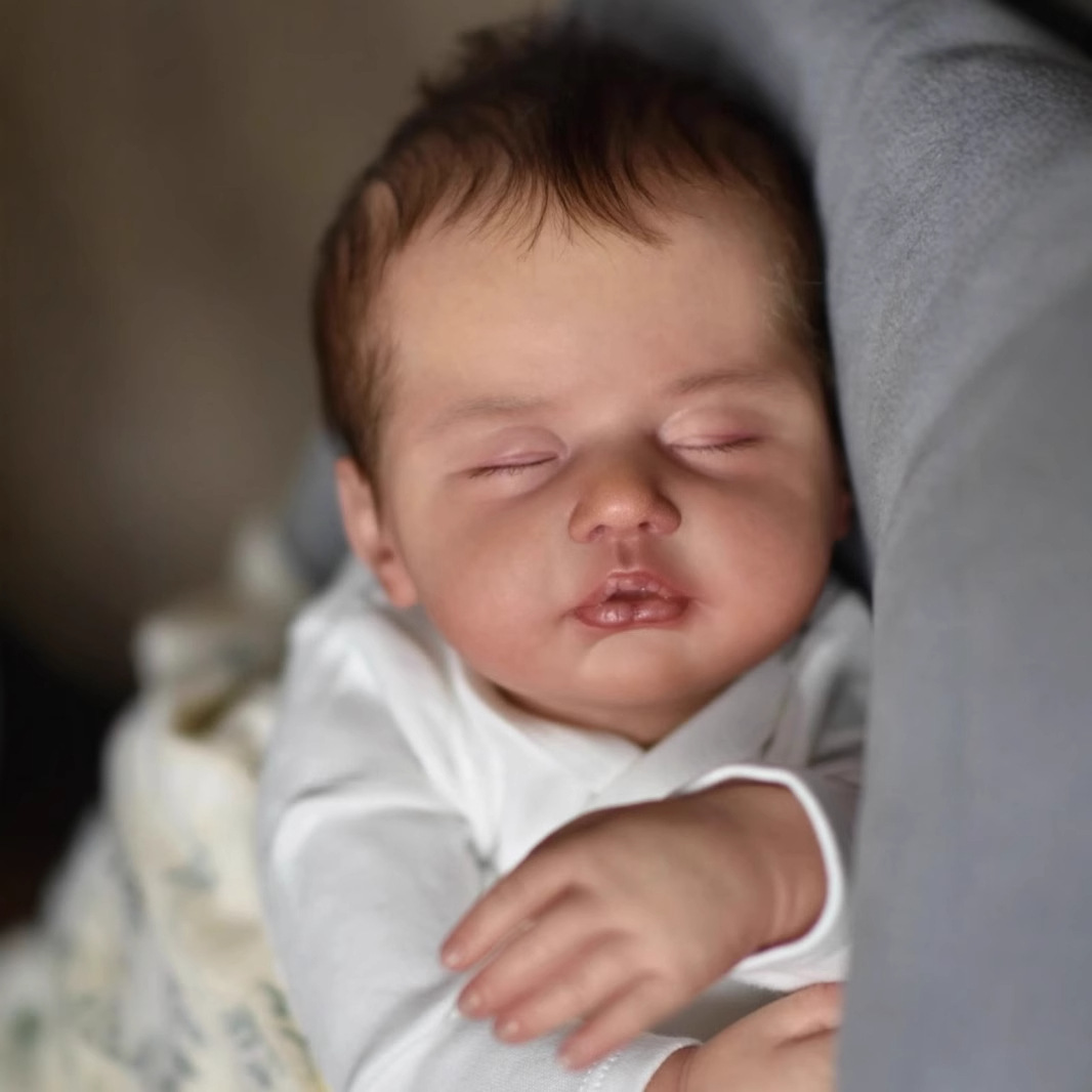 50cm 重生娃娃仿真婴儿软胶玩偶宝宝人偶模型3d皮肤静脉血丝可见