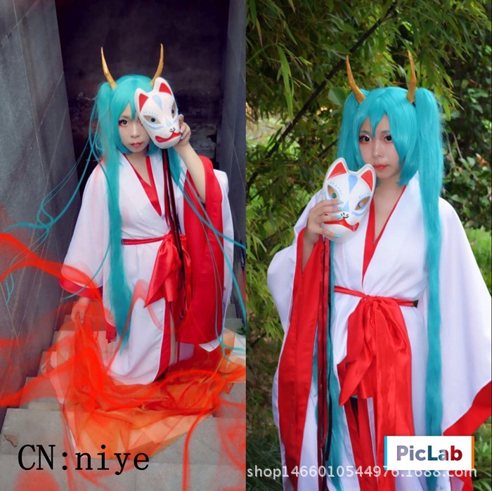 Initial sound miku [Red lotus]HYAKKI Night Red lotus HYAKKI Night cosplay ancient costume Mask Wig Headdressin the Women's clothing/Boutique , Costume/National costume/Stage costumes , National costume/Costumes  category - from Buy2taobao.com to provide professional Taobao agent buy service