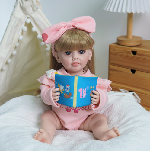 55cm重生娃娃摇头对话款智能玩具女孩礼物仿真娃娃reborn doll