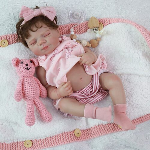 全身胶重生婴儿50厘米Full Vinyl Reborn Baby Pascale 洗澡娃娃