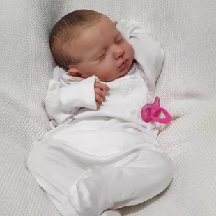reborn doll loulou重生娃娃仿真婴儿软胶玩偶玩具软搪胶洋娃娃