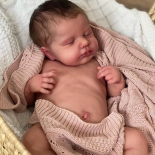 18英寸 LOULOU 仿真重生娃娃胶身 Reborn doll 重生娃娃跨境外贸