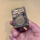 ZORRO ZORRO GENUNE 912S Ручная резьба - это старый железной человек -механический датчик керосина более легкий ретро -подарки