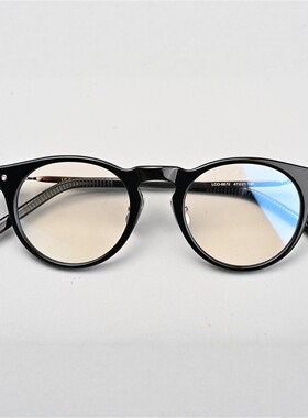 505眼镜近视眼镜框逆R铰链男美式复古复古圆框配超轻变色蓝光6672