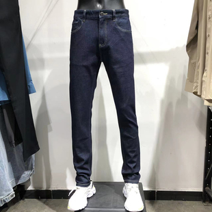 品牌男装！撤柜！修身小脚牛仔裤原色弹力长裤秋季款男款男裤