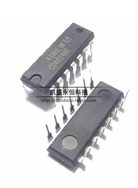 直插  HCF4024BE CD4024BE  DIP-14 逻辑 计数器 全新国产