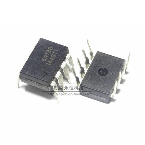 直插6N136 EL6N136 DIP-8 光耦 高速光电耦合器