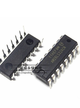 直插  AM26LS32 AM26LS32ACN DIP-16 接口 驱动器 接收器 芯片