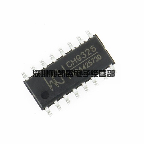 WCH贴片 CH9326 SOP-16 免晶振 USB/HID转串口转换芯片 全新原装