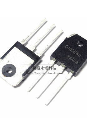 直插 D100E60 IDW100E60 TO-247 100A600V电焊机常用快恢复二极管