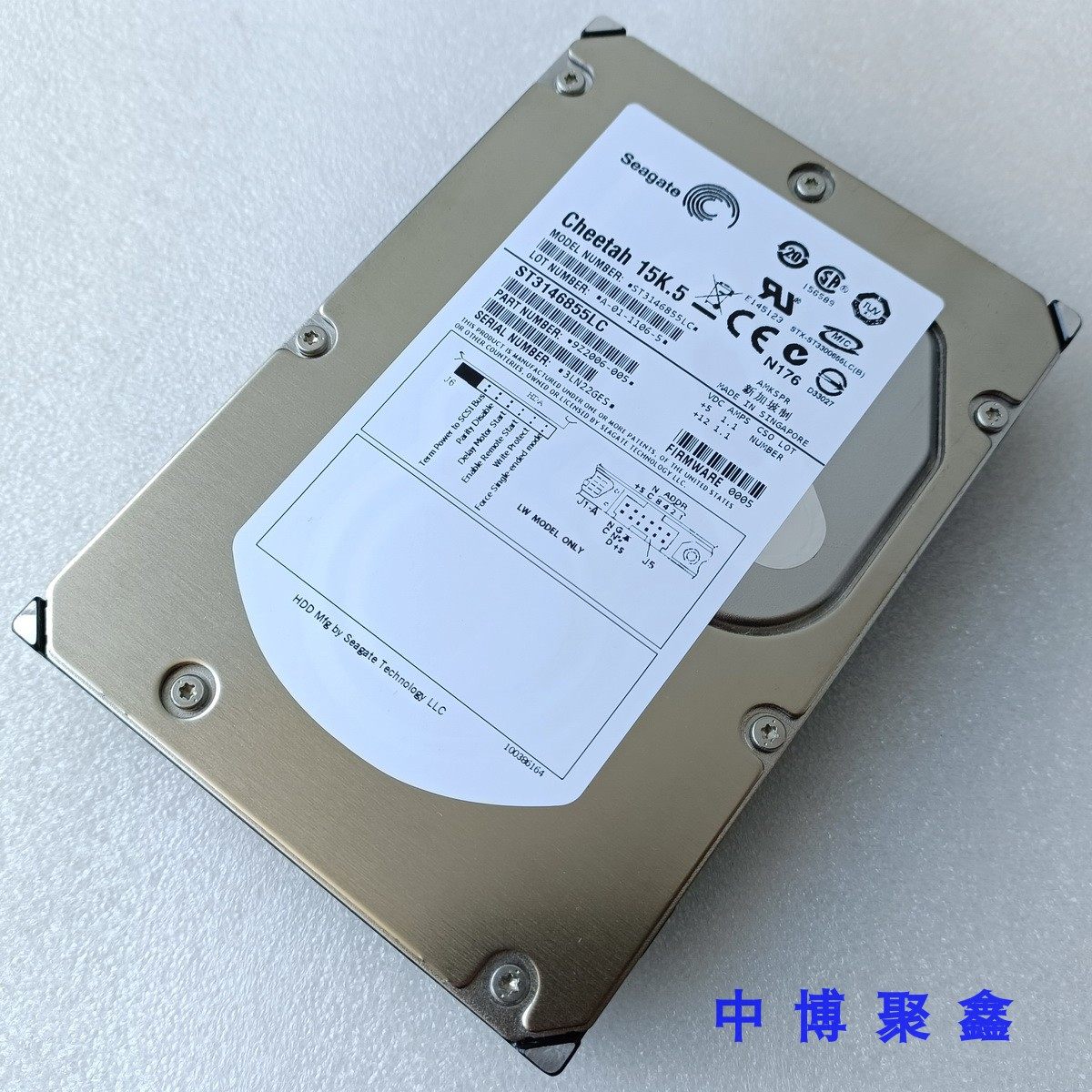 Seagate ST3146855LC 146G 15K 3.5寸希捷 80针 SCSI服务器硬盘-天天券
